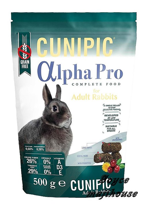 西班牙Cunipic alpha pro無榖成兔飼料